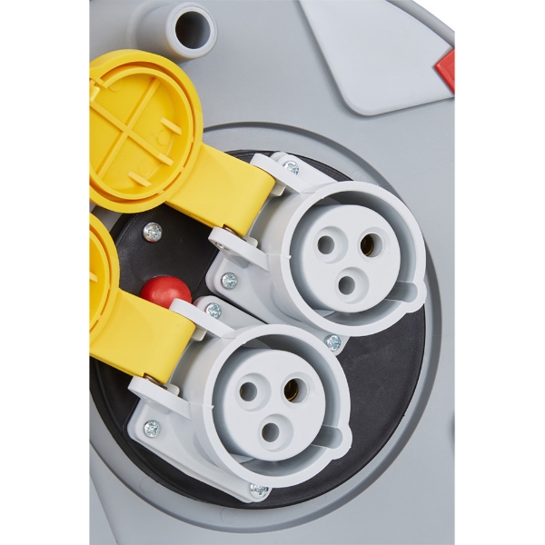 110V 2Socket Cable Reel (50 meter extension cord) with thermal cutout